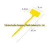 Large Thickened Plastic Ground Stake with Fan-shaped Marking Label for Gardening