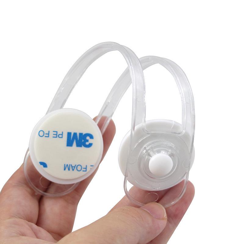 

Transparent Child Safety Lock for Doors, Drawers, and Cabinets – Soft Strap Latch to Prevent Baby Finger Pinch 16.5cm Transparent White