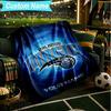 1PC Custom Name Blanket Basketball Orlando Logo Flannel Blankets Patterns Throw Blanket All-Season Soft Gift for Couch, Bed, Camping, Birthday Gifts
