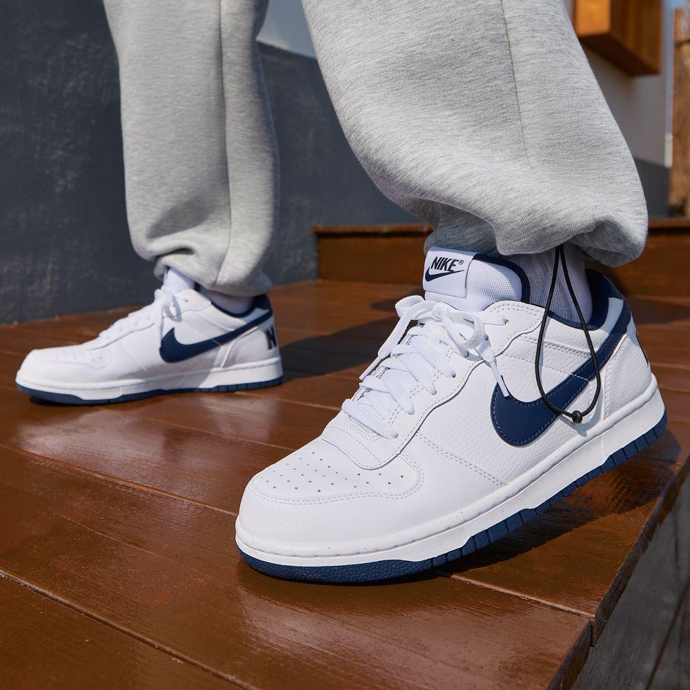 Nike Big Nike Low Белый Темно-синий 40