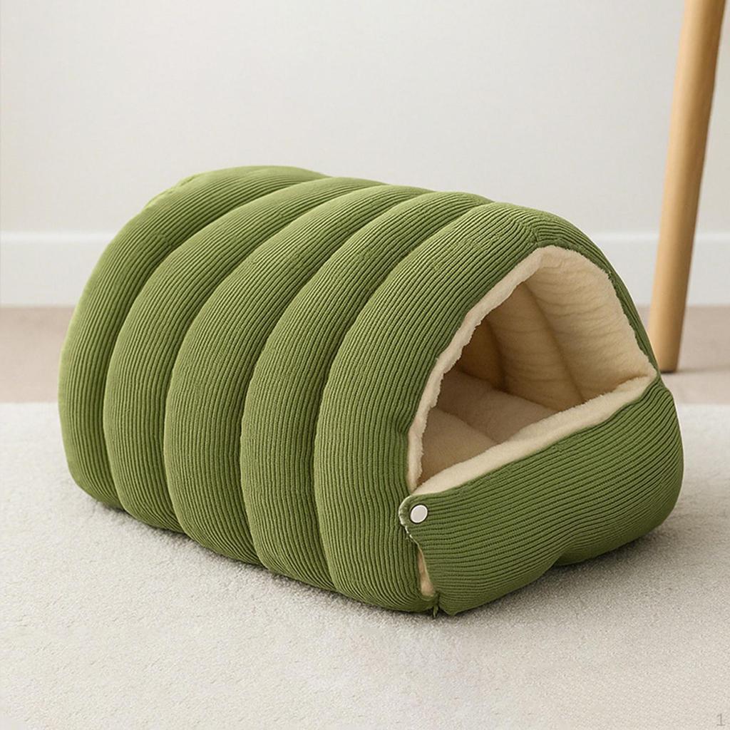 Bed Pet House Removable Hideaway Comfortable Soft Cat Nest for Indoor Cats Sleeping Resting