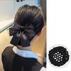 Elegant Bow Korean Bun Snood Women Spring Clips Cloth Bowknot Hair Bun Korean Style Hairgrips Cover Net For Girls