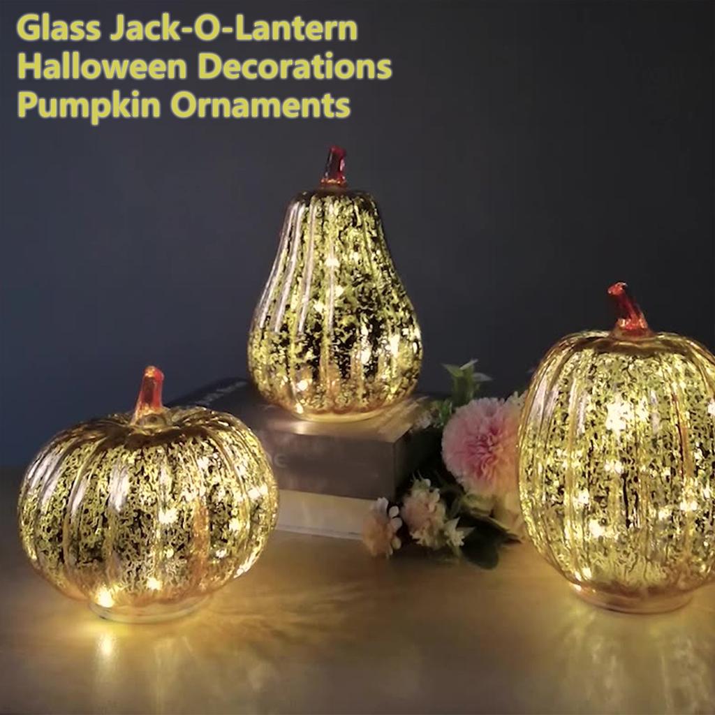 Party Venue Pumpkin , Western Festival Decorations, Luminous Electronic Small Pumpkin .