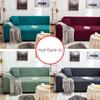 Sofa Cover Fully Wrapped Solid Color Elastic Sofa Cushion Thick Corn Fleece Four Seasons Universal Living Room Corner Cushion for Home