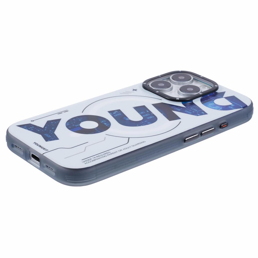 YOUNGKIT Future Series for iPhone 16 Pro Case Compatible with MagSafe IMD TPU Anti-Scratch Cover