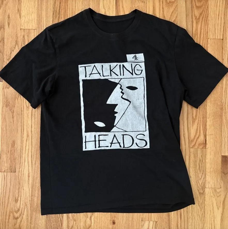 

Plus Size Summer Womens Vintage Talking Heads TShirt Cotton Breathable Stylish Versatile Street Style Oversized XL