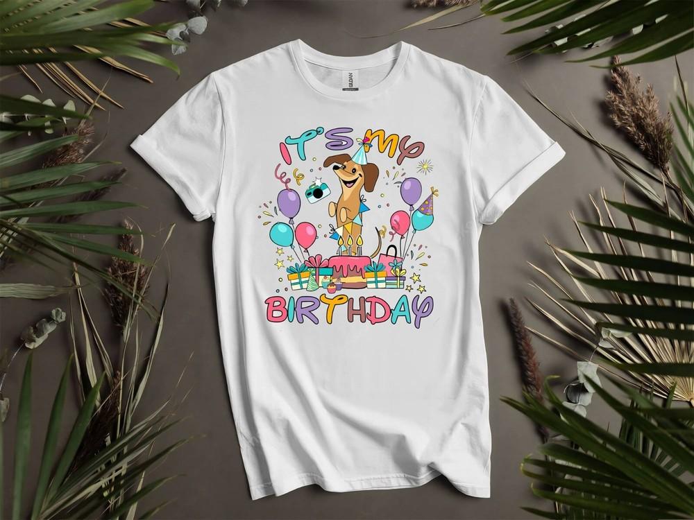 

Cute Dachshund It s My Birthday T-shirt T shirt Men Women Unisex Tshirt K30 4XL
