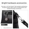 Soft leather multi-compartment crossbody bag women's shoulder bag