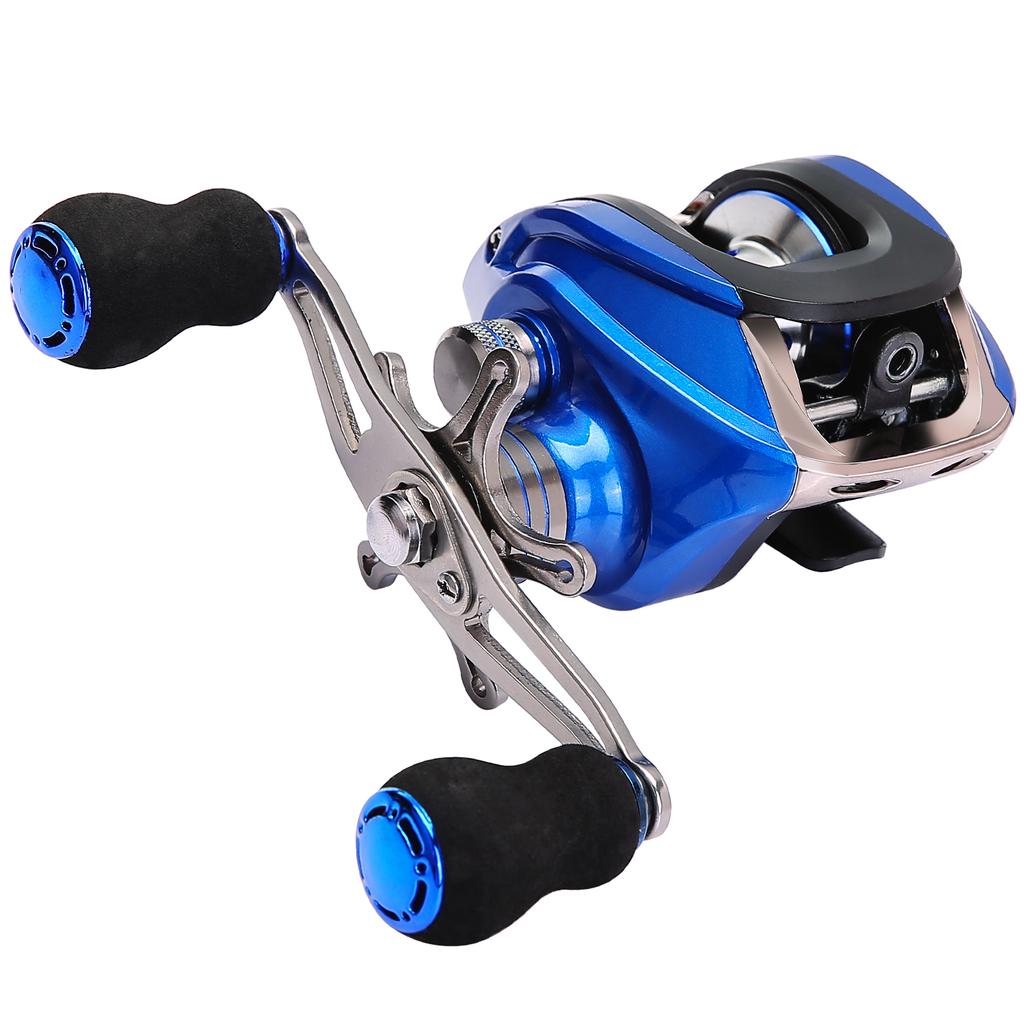 Moulinets de pêche robustes à 2 vitesses Topline USA - Durables et polyvalents