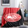 Hawks Basketball Throws Blanket Flannel Blankets Plush for Couch Bed Gifts for Men Women Travel picnic blanket Christmas fan gifts