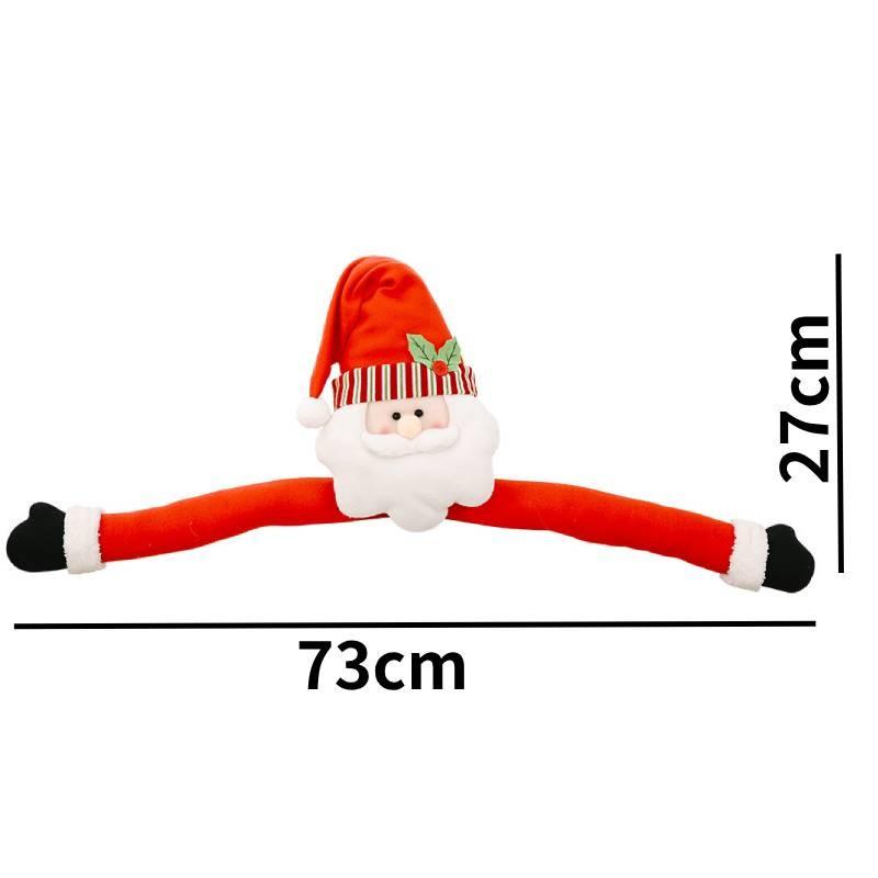

Treetop Decoration Christmas Santa Claus Snowman Elk Toy Cartoon Doll Creativity Santa Claus 27cm