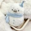 1Pcs White Seal Plushies Animal Pendant Soft Grey Seal Plush Keychain Fashion Stuffed Doll Keyring Accessories Car Ornaments