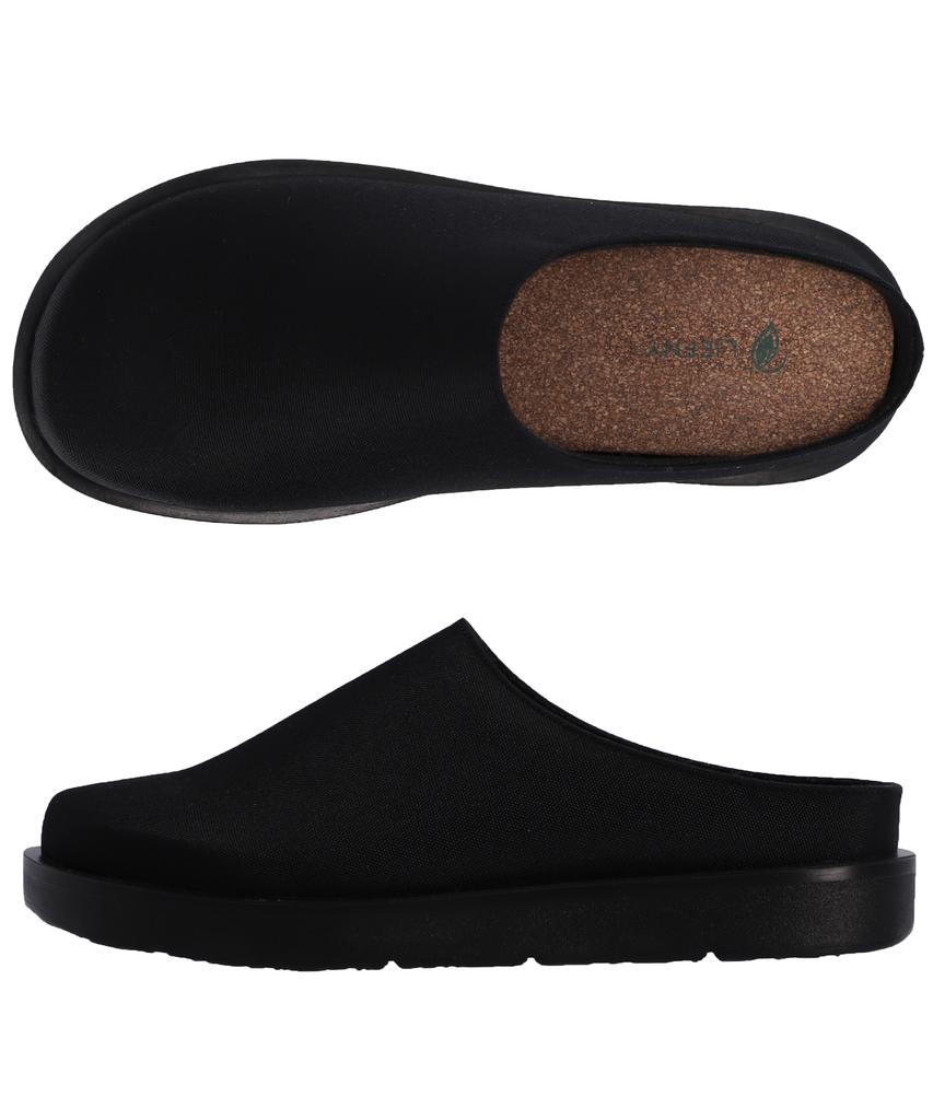 Liefny Fla Mules Hohe Clogs Schwarz (Muplh01)
