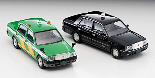 Tomica Limited Vintage Neo 1/64 Scale LV-N219a Toyota Crown Sedan Tokyo Wireless Taxi (Black) Finished Model (Product Number: 312437)