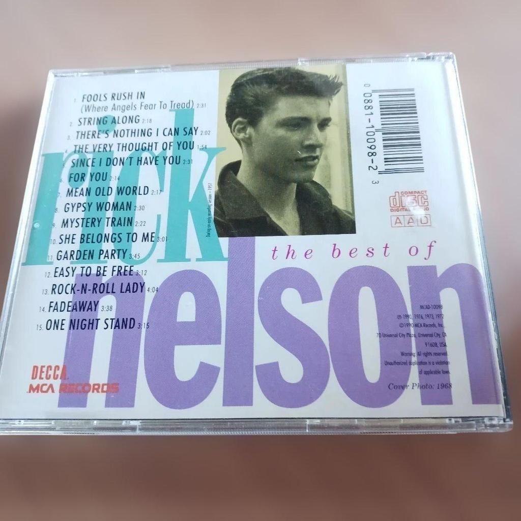 Used Rick Nelson The Best of 1963-1975 CD