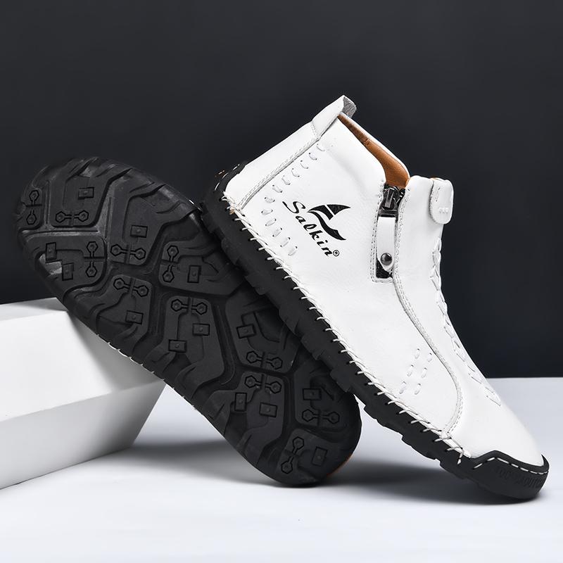 38-48 6 Men's Retro Ankle Boots Casual Shoes Large Size Casual Shoes Light Shoes Ankle Boots