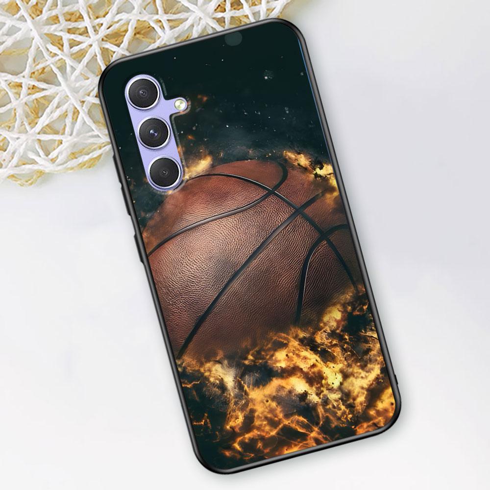 Basketball Basket Sports Case for Samsung Galaxy A51 A53 A54 A31 A52 A12 A13 A21s A22 A32 A11 A22 A33 A41 A52s TPU Phone Cover