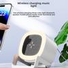Bluetooth Wireless Charging Speaker Stand With Touch Control Rgb Light For Desk Home Office Gift