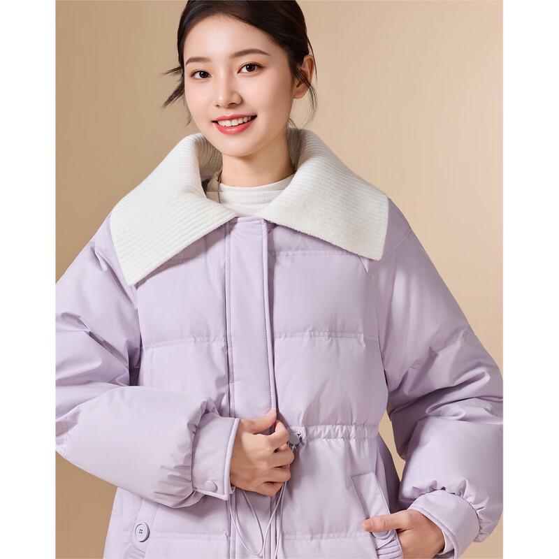 IEF Women's 2025 Winter Elegant Waist-Cinching Down Jacket