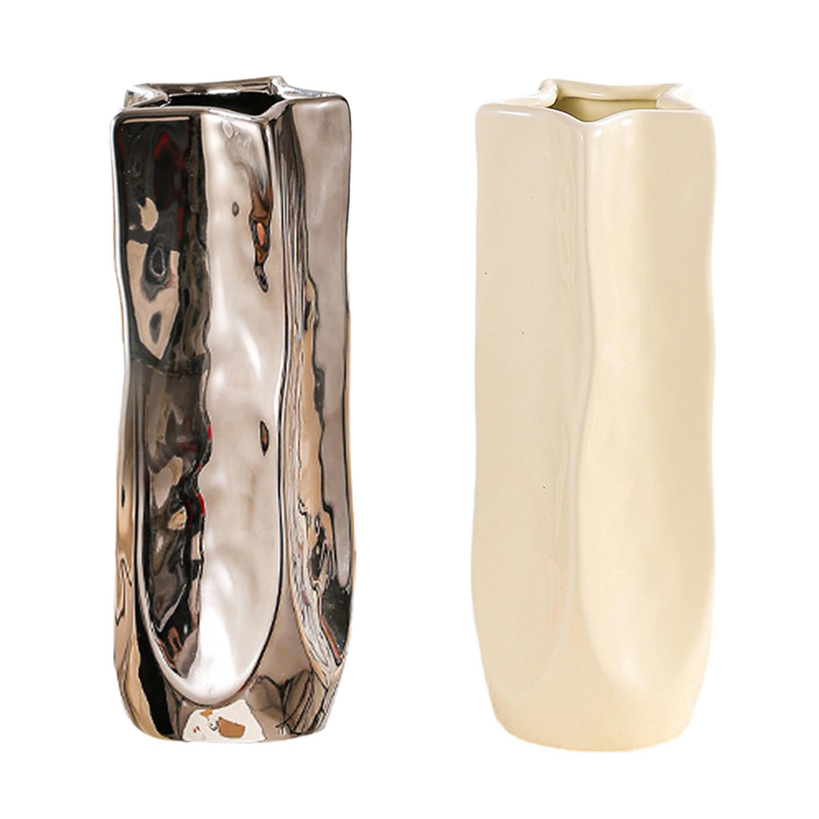 

Minimalist Vase Elegant Home Decor Ceramic Vase for Desk Bedroom Living Room