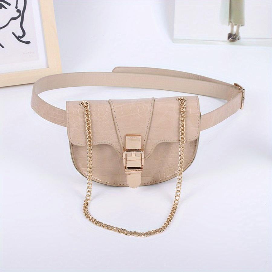 

1PC New Crocodile Waist Bag Crossbody Bag Women s Multi-functional Chain Belt Europe The United States Fashion Breast Bag