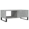 Coffee Table Concrete Grey 90 x 50 x 36.5 cm Particleboard