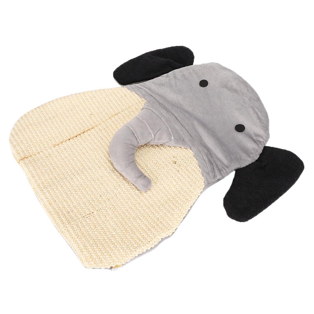 

Cartoon Sisal Cat Scratch Mat Board Toy Sleeping Playing Cooling Durable SuppliesElephant