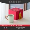 Ru Kiln Four Seasons Handle Cup Ceramic Household Kung Fu Tea Set Anti-Scalding Hand Tea Cup Small Tea Coffee Cup Gift Box