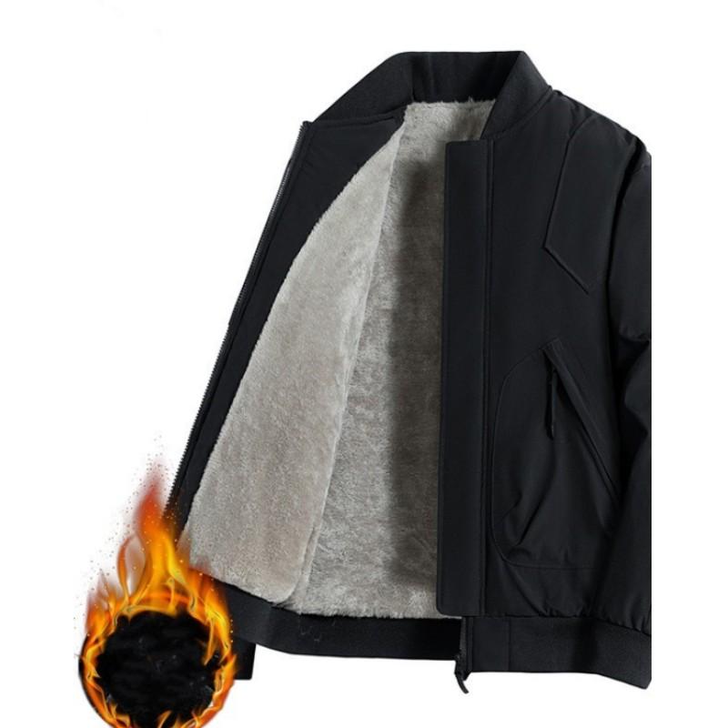Men's Plus-Size Workwear Jacket for Spring and Fall: Casual Jacket for Young Men