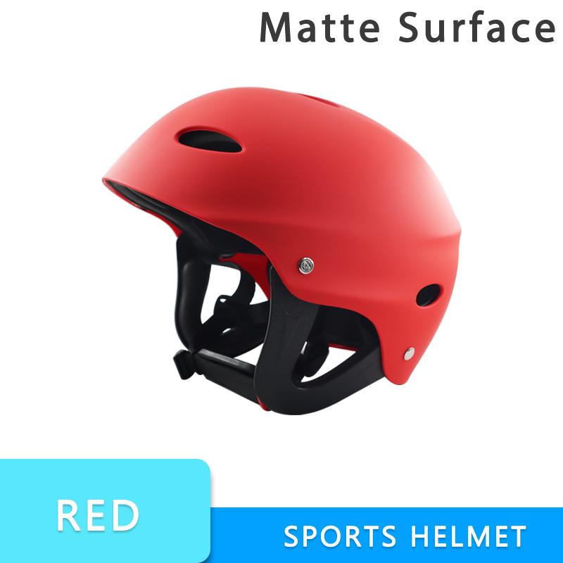 Water Sports Helmet ABS+EVA Half Shell for Kayak SUP Wakeboard Skateboard, Adjustable Vented