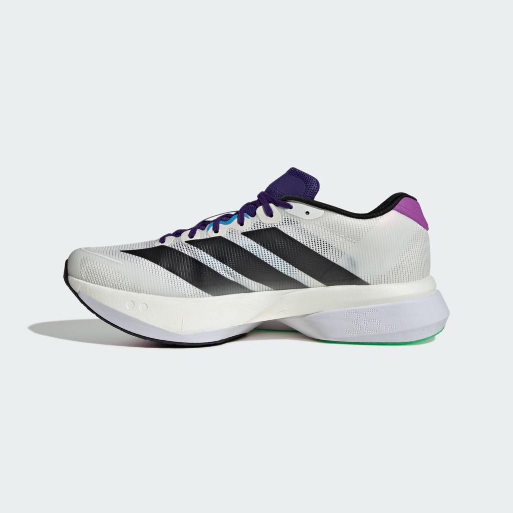 adidas Adizero Boston 13 'Core White Core Black Lime Burst'