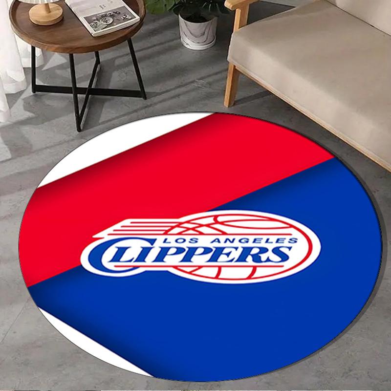 Clippers Ice Round Rug for Livingroom,Bedroom, Palyroom, Chair Rug, Area rug, Circle Carpet, Large Size Fan Christmas gift