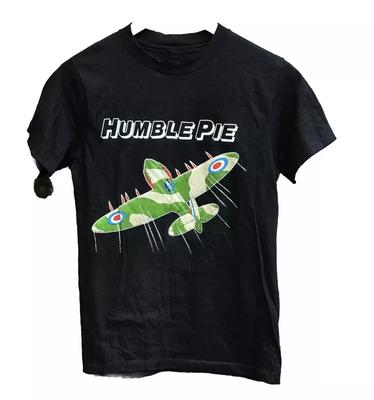 Retro HUMBLE PIE Band Short Sleeve Cotton Black All Size T Shirt For Men BL405 Unisex T-Shirt