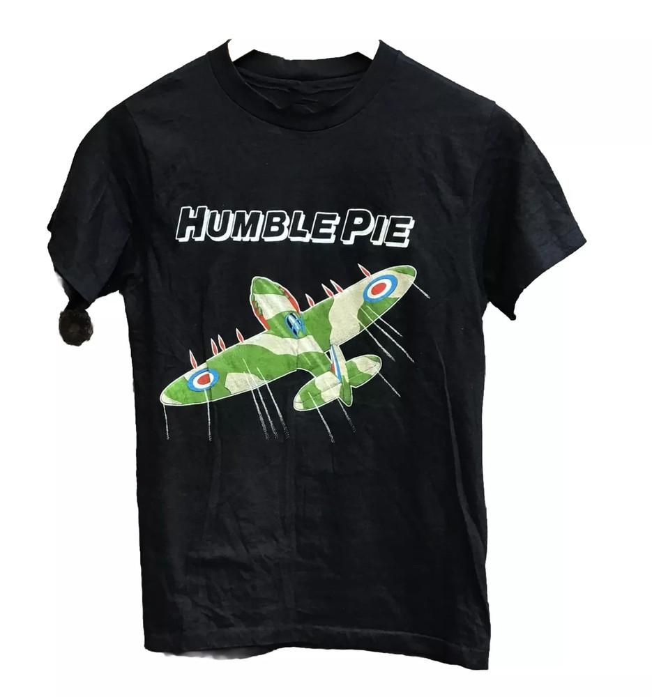 

Retro HUMBLE PIE Band Short Sleeve Cotton Black All Size T Shirt For Men BL405 Unisex T-Shirt L