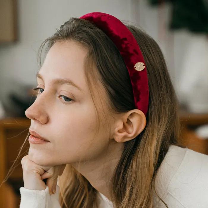 SIAC3099 Cloud Velvet Hair Band_Red