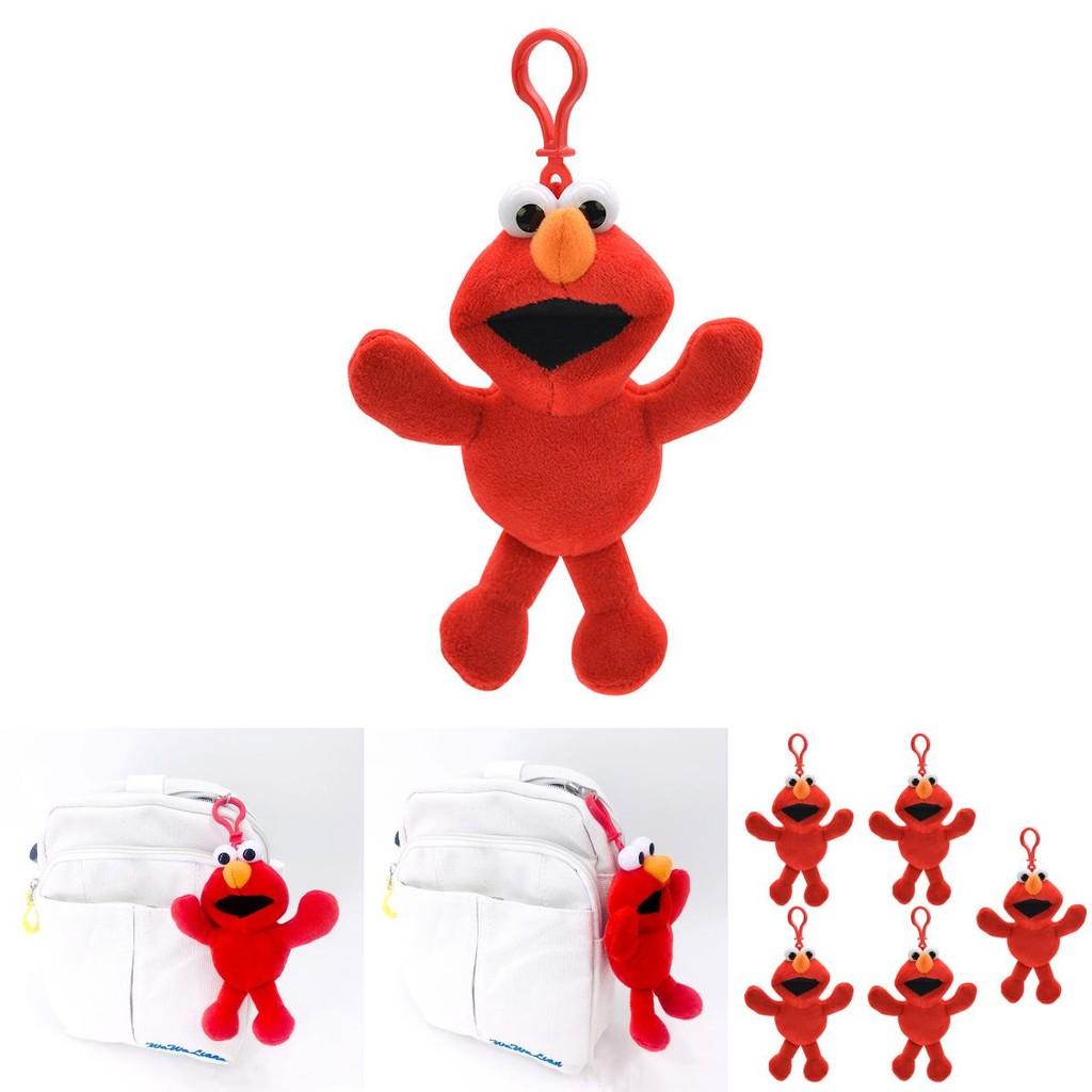 Peluche Rosso di Elmo da Sesame Street Giocattolo Morbido Riempito Ideale per Bambini