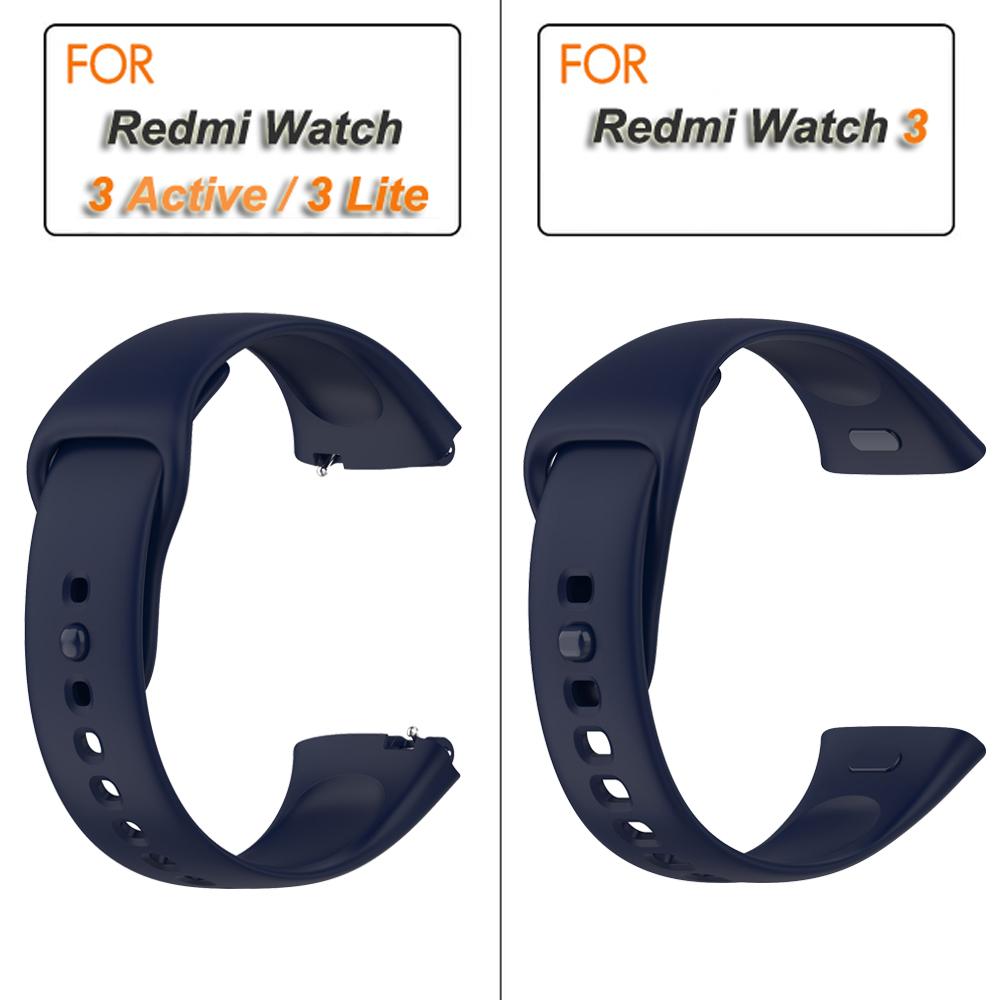 Pulseira de substituição para relógio Xiaomi Redmi Watch 3 Pulseiras de relógio Pulseira para Redmi Watch 3 Pulseira ativa/lite Correa