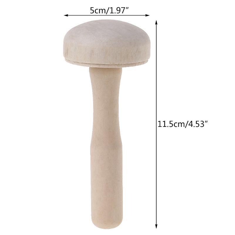 Trärulle Svamp Papperstryck Färg Gnuggning Användning Konst Hantverk Tryckverktyg