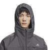 Adidas KWX72 Gray Six Wind Size L Men's (JG8517) Water-Repellent Jacket, Must-Have,