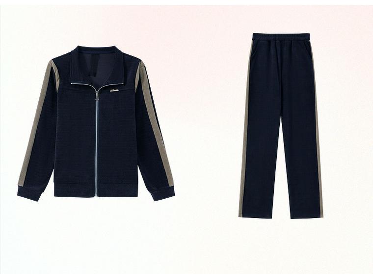 Mom's 2025 Spring & Autumn Casual Sportswear Set - Middle-Aged Women's Two-Piece Outfit