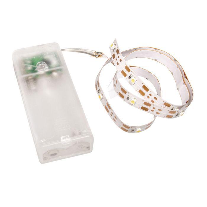 Bande lumineuse LED - RAYHER - 55 cm - 16 LED - Blanc chaud - Intérieur