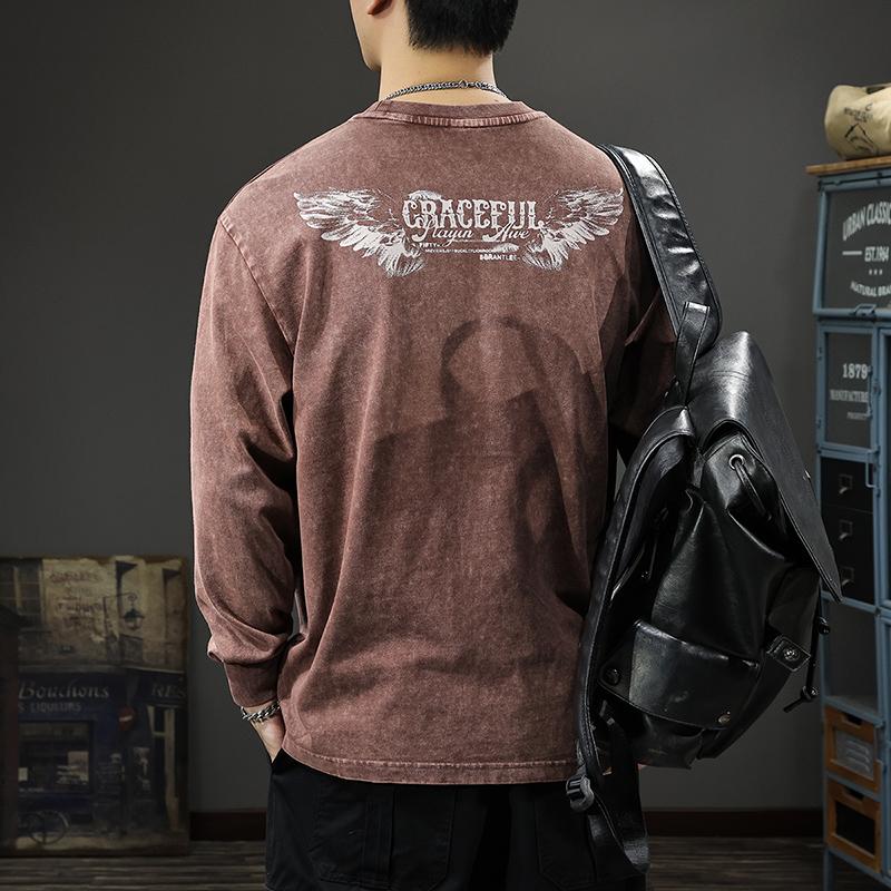 Футболка с длинными рукавами из плотной ткани плотностью 300 г — фото 7