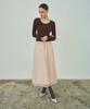 CITTA Utility Signature See-Through Layered Skirt_Cts613 (Orange Pink)