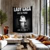 Lady Gaga Cantante Arazzo Colorato da Appendere alla Parete Arazzi Murali Bohemien Decorazione Artistica Murale Mandala