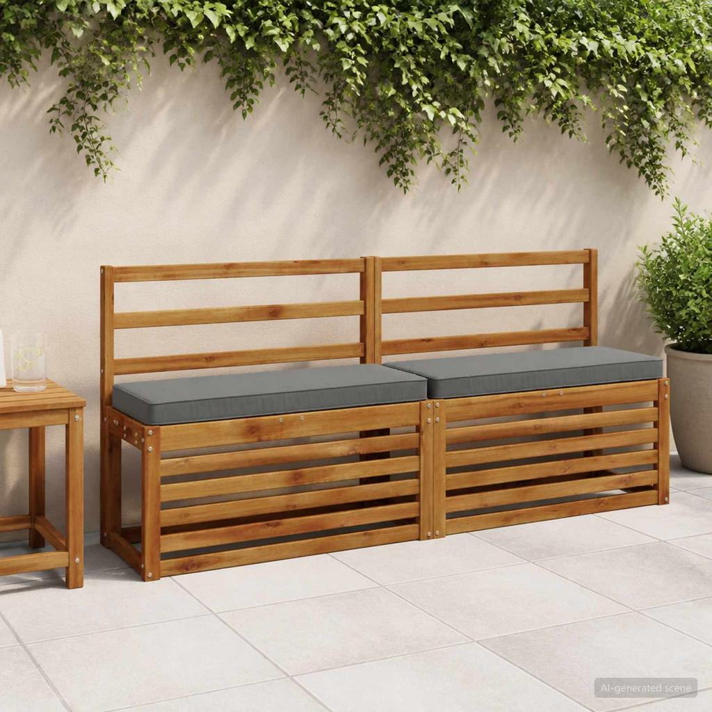 1 piece VUGHT bench cushion 100percent polyester gray 60 x 30 x 5 cm