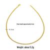 Vietnam Gold Sand Necklace - Luxurious Braided Choker with Long-Lasting Color Retention