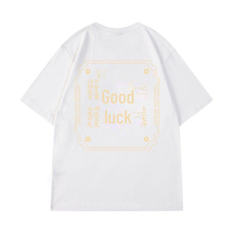 

2025 Мужская красная футболка с коротким рукавом: Дизайн со змеей, стиль хип-хопа на главной улице, универсальный летний образ для пар S