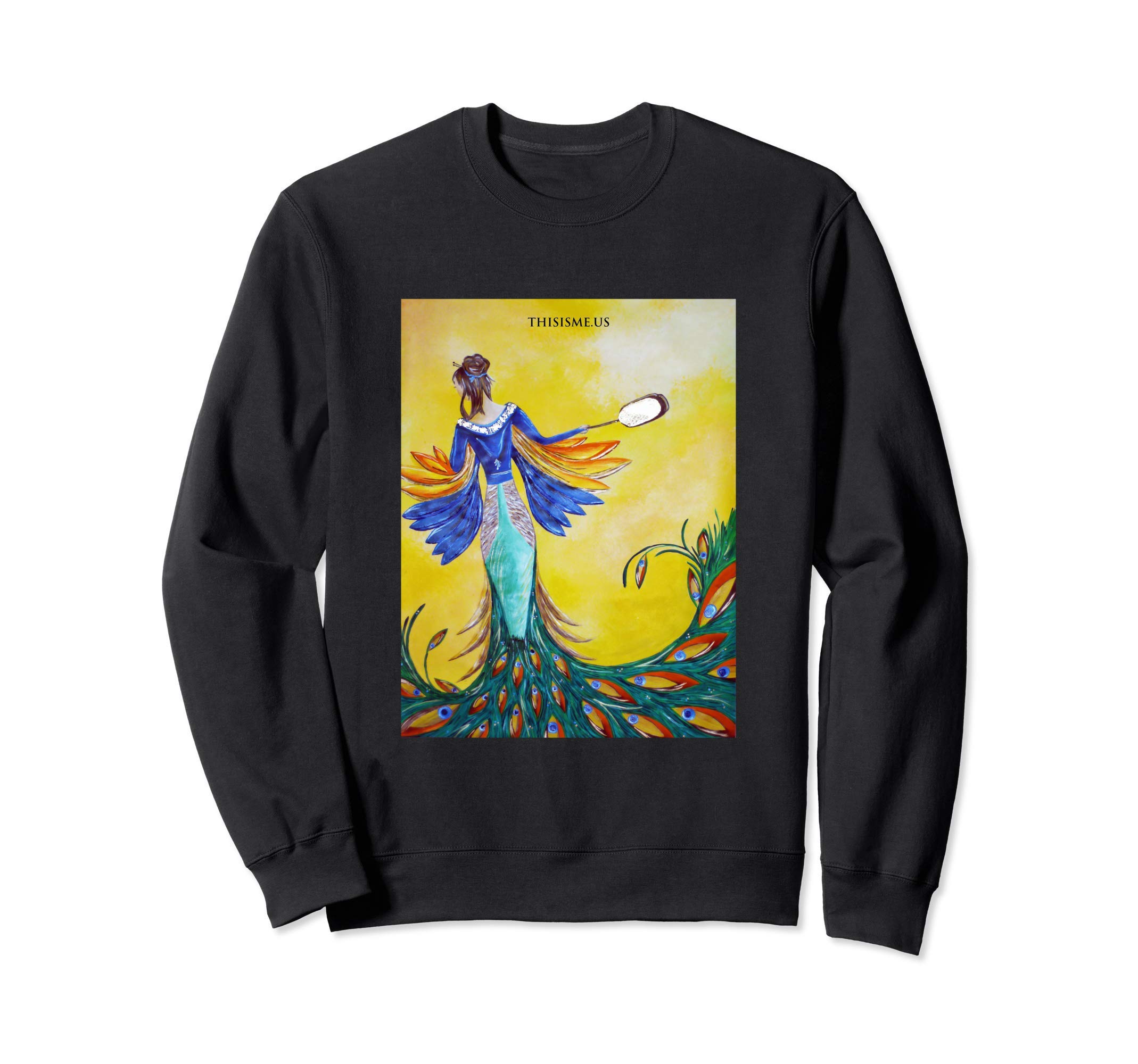 

THISISME.US Spirited Away Trend Casual Street Resort Painting Print Sweatshirt