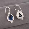 London Blue Topaz Gemstone 925 Sterling Silver Earrings Jewelry Gift For Her EE-163-10