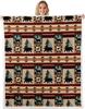 Husky Dog Pattern Blanket Soft Fleece Throw Pet Lover Gift Home Decor Cozy Bedding for Dog Owners Living Room Decoration